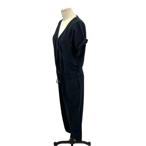 n:PHILANTHROPY Gingham Jumpsuit in Black Cat Size Large - Picture 6 of 11